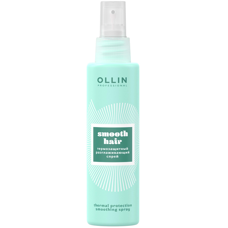 OLLIN PROFESSIONAL CURL & SMOOTH HAIR Спрей Термозащитный Разглаживающий