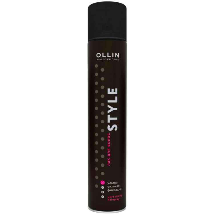 OLLIN PROFESSIONAL STYLE Лак для Волос Ультрасильной Фиксации