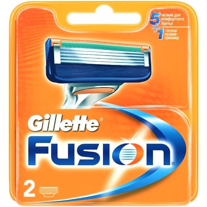 Gillette Fusion Сменные Кассеты для Бритья