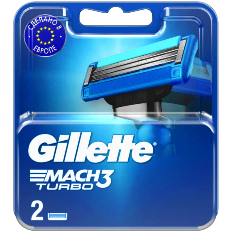 Gillette Mach 3 Turbo Сменные Кассеты для Бритья