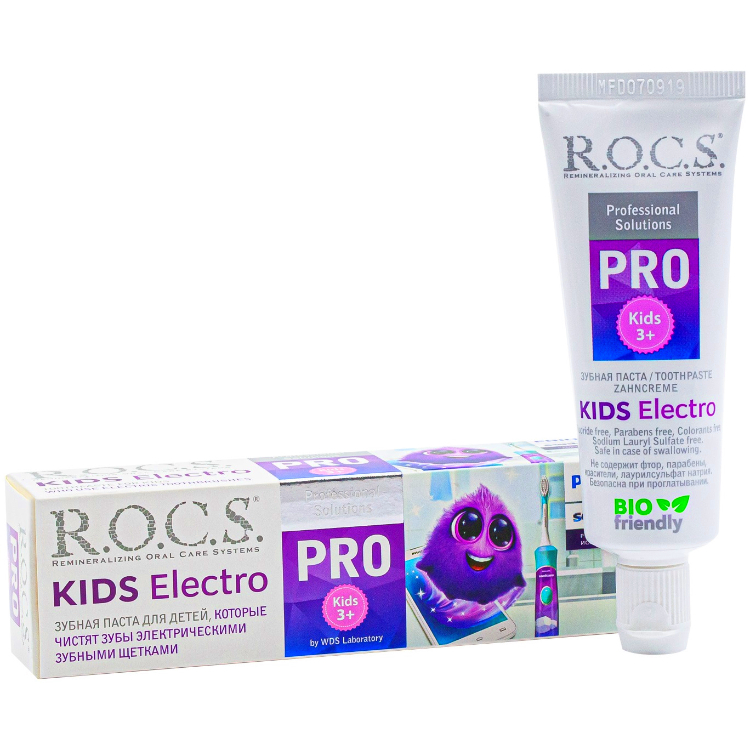 R.O.C.S. PRO Kids Зубная Паста для Детей Electro