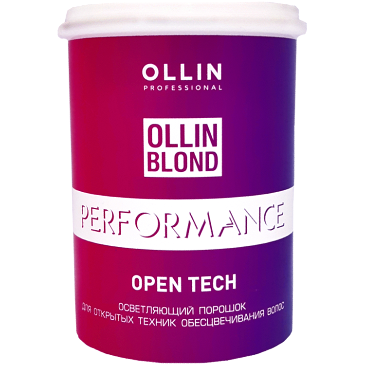 OLLIN PROFESSIONAL BLOND Порошок Осветляющий PERFORMANCE OPEN TECH