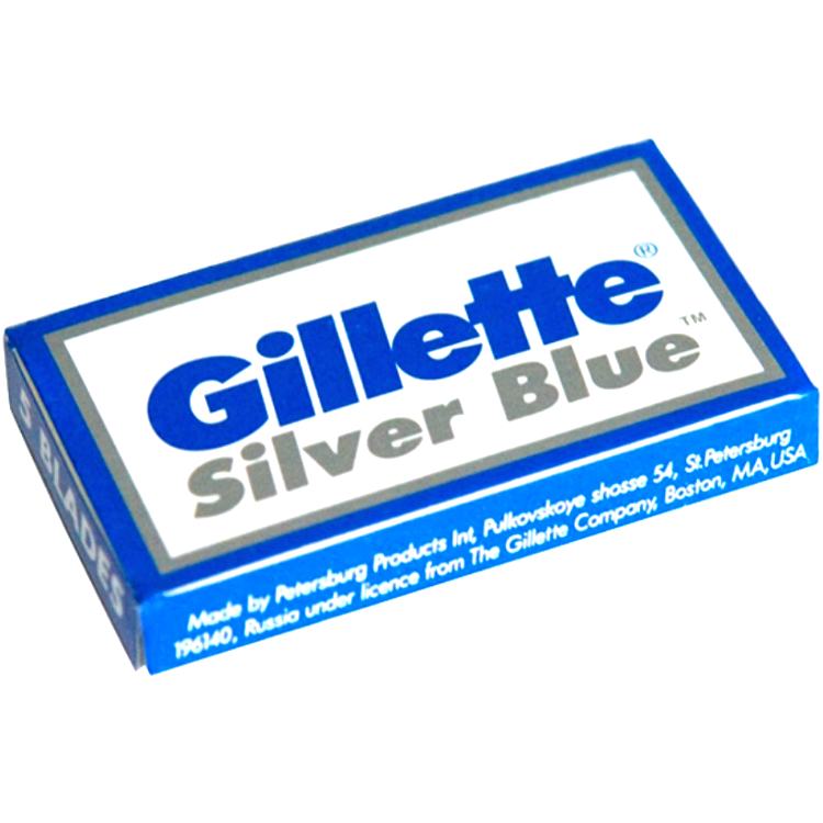 Gillette Silver Blue Platinum Лезвия для Бритья Арабские