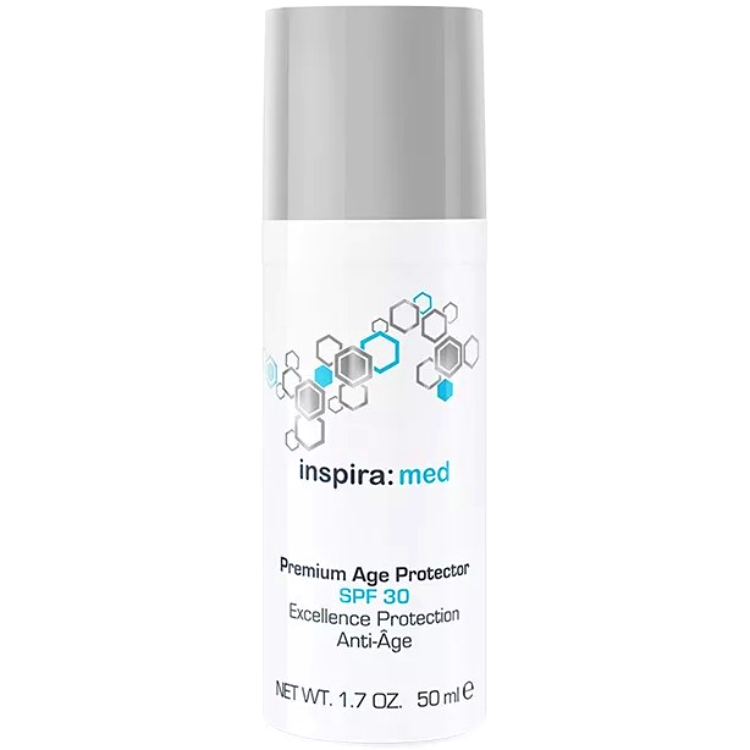 Inspira Cosmetics Med Premium Крем-Протектор Anti-Age Многофункциональный для Всех Типов Кожи SPF 30