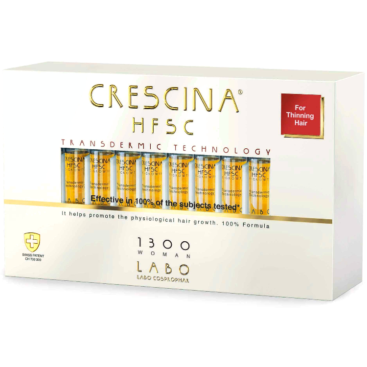 CRESCINA HFSC Лосьон для Стимуляции Роста Волос + Лосьон Против Выпадения Волос для Женщин 1300