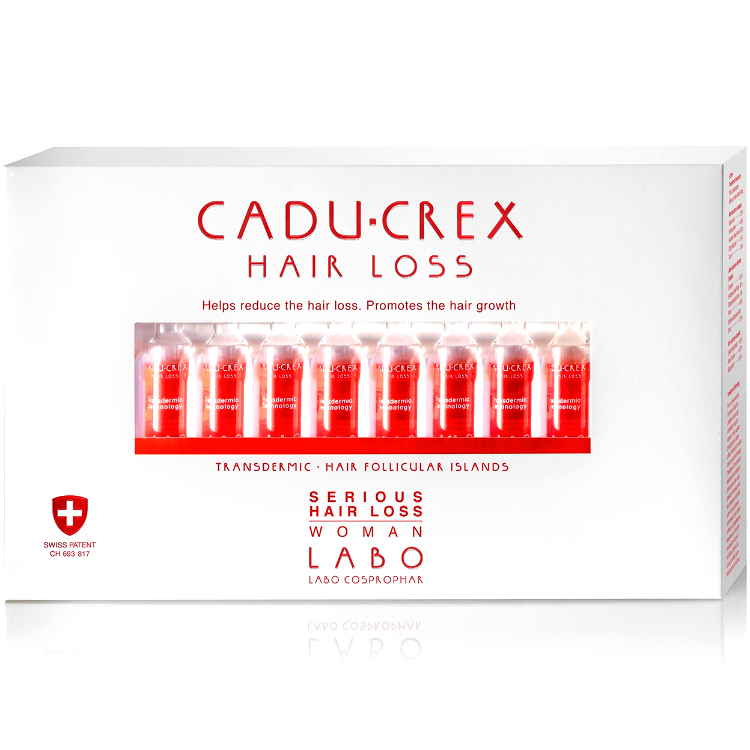 CRESCINA CADU-СREX SERIOUS Ампулы при Обильном Выпадении Волос для Женщин