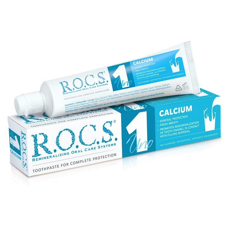 R.O.C.S. UNO Зубная Паста Calcium