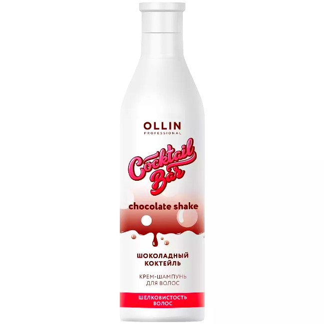 OLLIN PROFESSIONAL Cocktail Bar Крем-Шампунь для Волос Шоколадный Коктейль