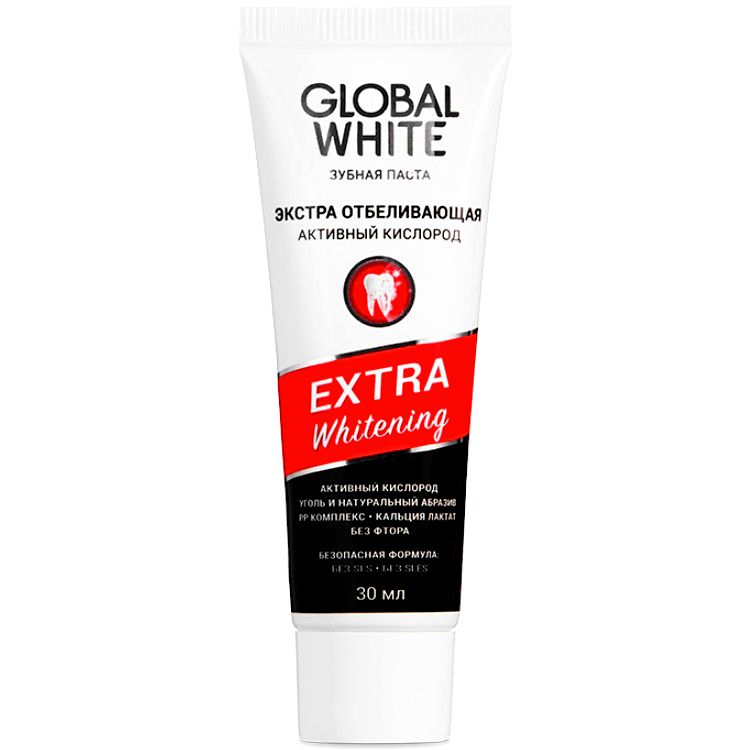 GLOBAL WHITE Зубная Паста EXTRA Whitening