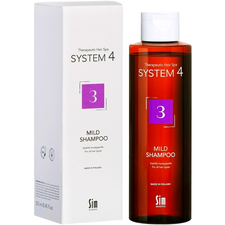 Sim Sensitive System 4 Шампунь Терапевтический N 3 для Всех Типов Волос