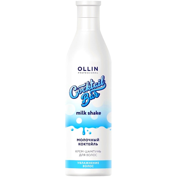 OLLIN PROFESSIONAL Cocktail Bar Крем-Шампунь для Волос Молочный Коктейль