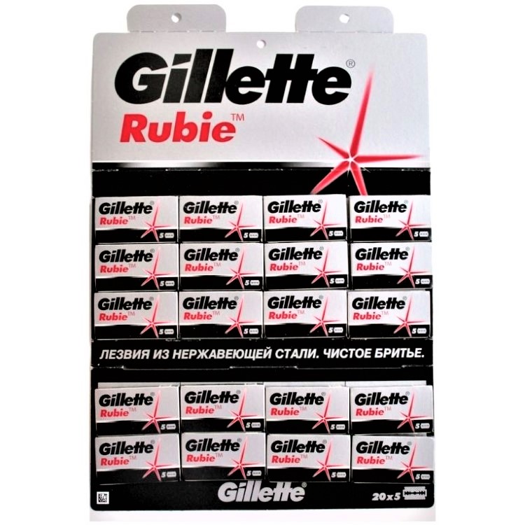 Gillette Rubie Platinum Лезвия Лист