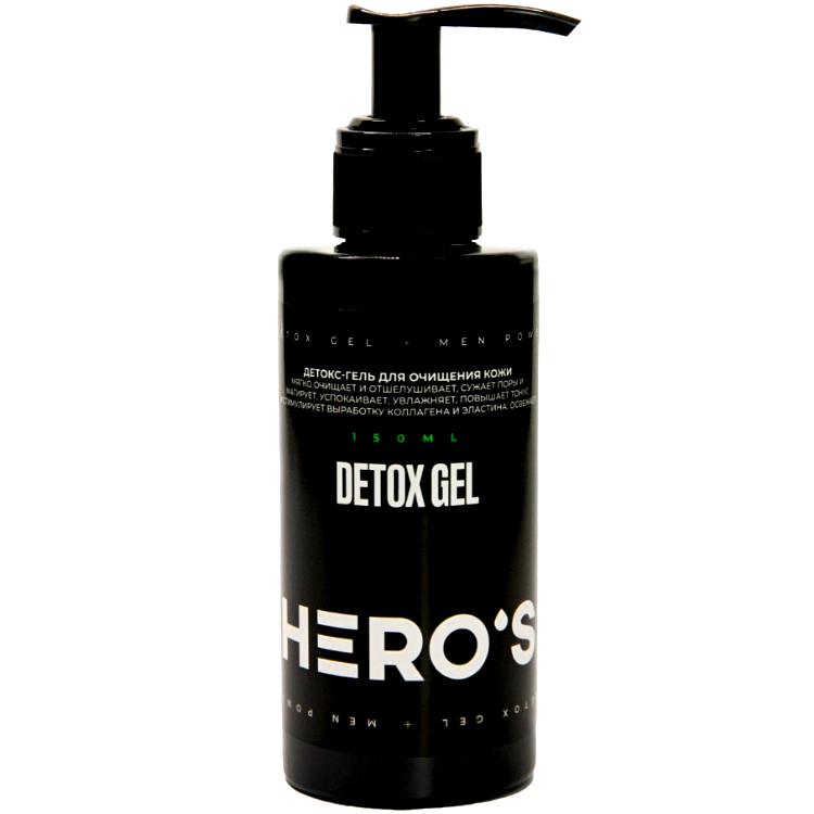 HERO'S Детокс-Гель для Очищения Кожи