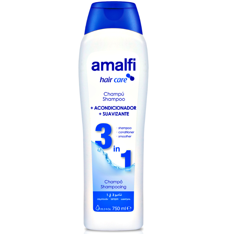 AMALFI Шампунь 3 в 1 для Всех Типов Волос
