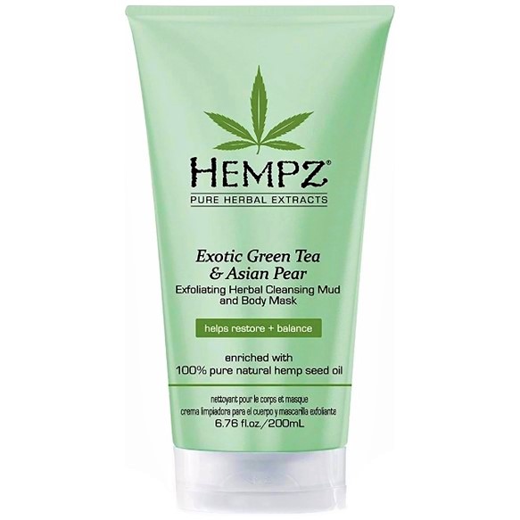 HEMPZ Маска-Глина для Тела Отшелушивающая Exotic Green Tea & Asian Pear