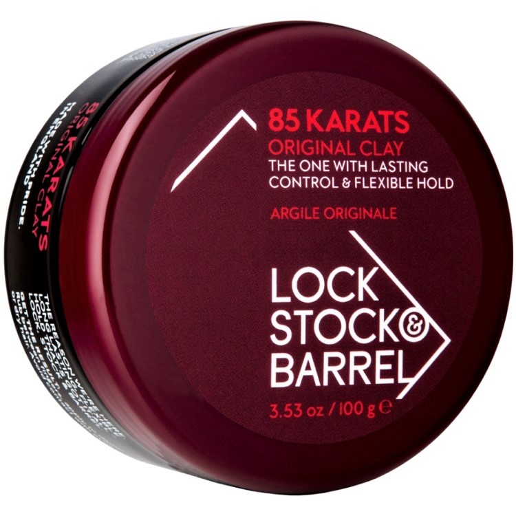 LOCK STOCK & BARREL Глина для Моделирования Волос с Матовым Эффектом 85 KARATS