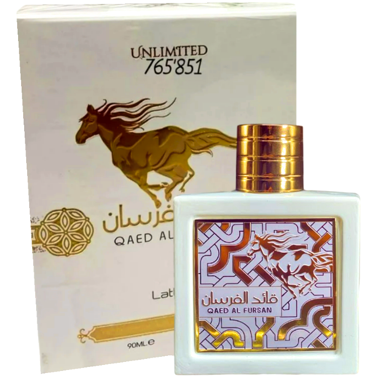 Lattafa qaed al fursan. Lattafa Parfums Qaed al Fursan. Духи мужской Qaed al Fursan. Арабские духи Qaed al Fursan Unlimited.