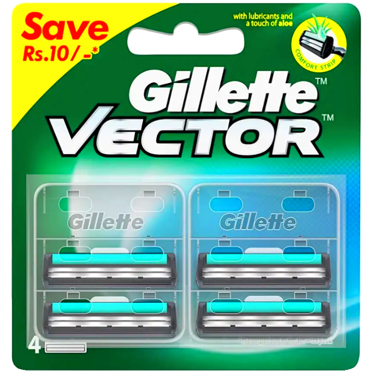 Gillette Vector Сменные Кассеты для Бритья