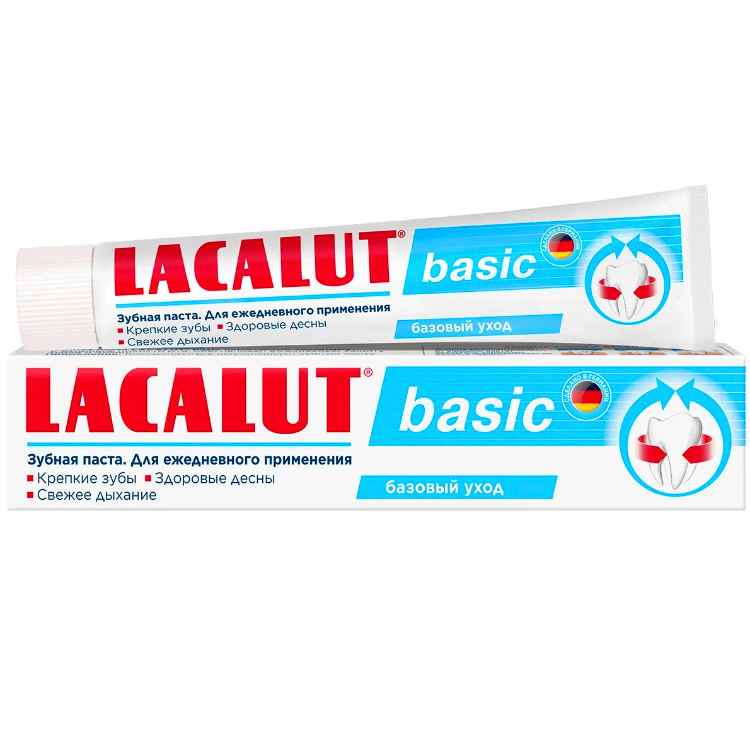 LACALUT Basic Зубная Паста для Профилактики Кариеса