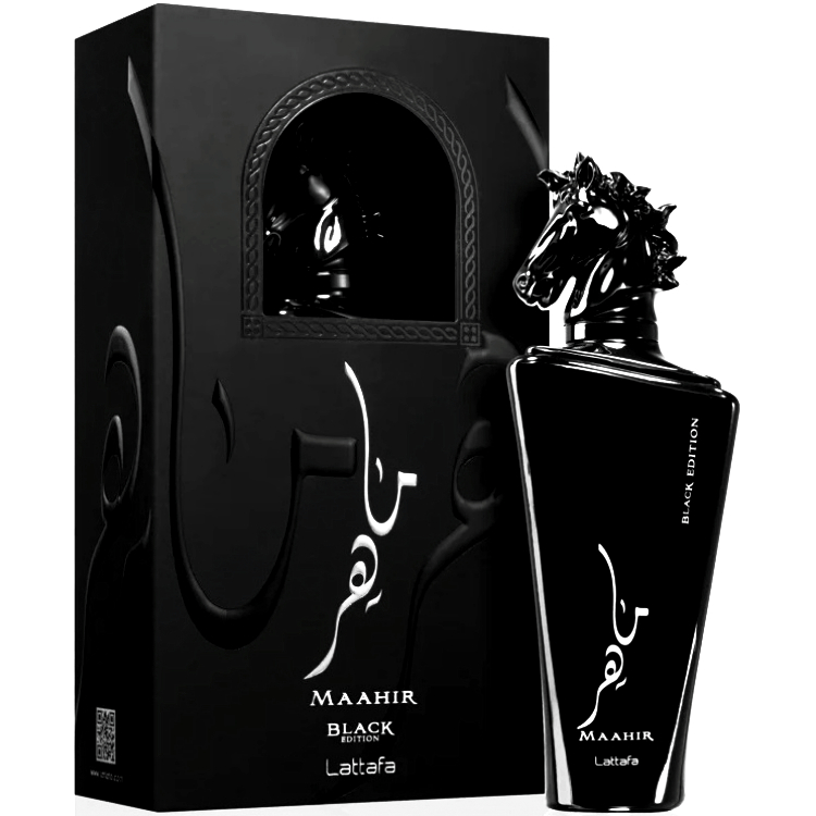 Lattafa portrait perfumes. Maahir Black Edition.